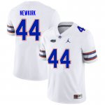 Men's Florida Gators #44 Daquan Newkirk NCAA Nike White Authentic Stitched College Football Jersey XQH2362GL